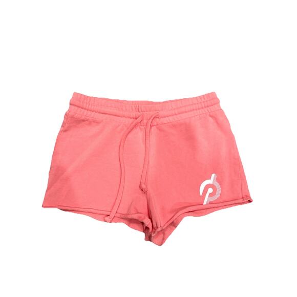 Peloton Cotton Peach Unwind Women Y2K Shorts Size Small A000449 - Picture 3 of 9